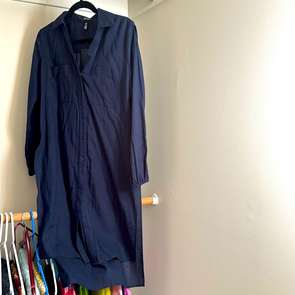 Brand NEW JONES NEW YORK LINEN TUNIC NWT